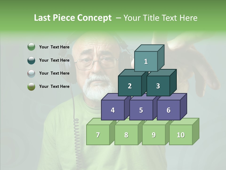 Illustration People Grandpa PowerPoint Template