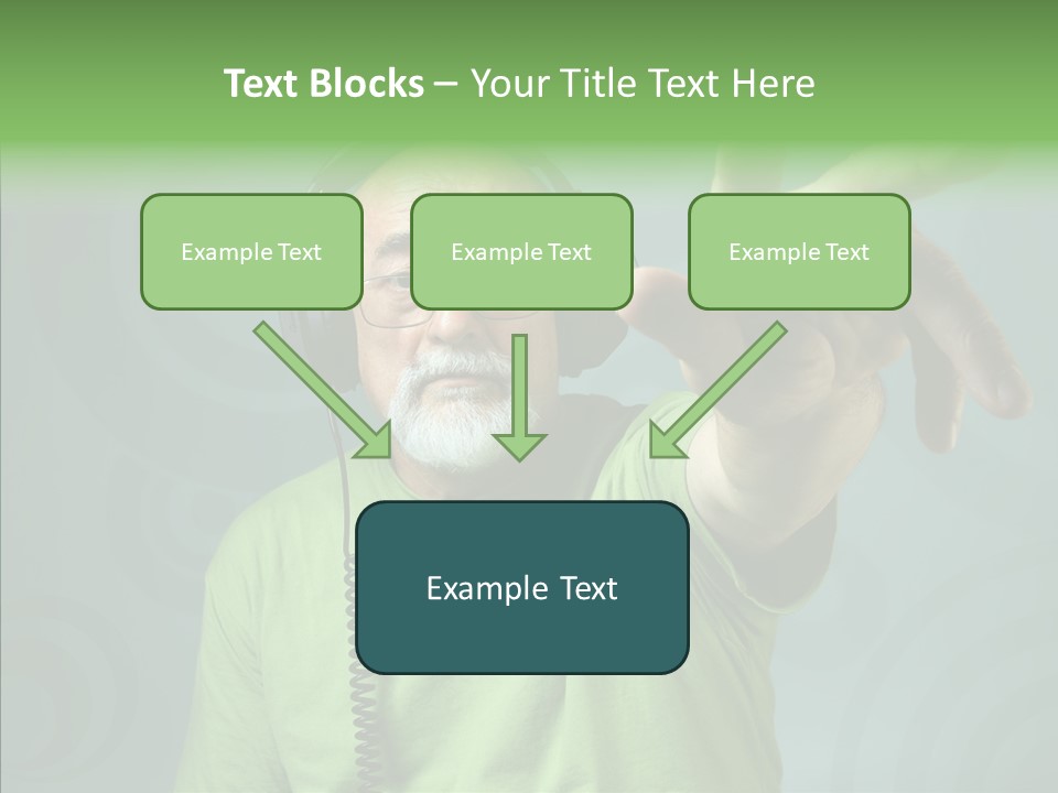 Illustration People Grandpa PowerPoint Template