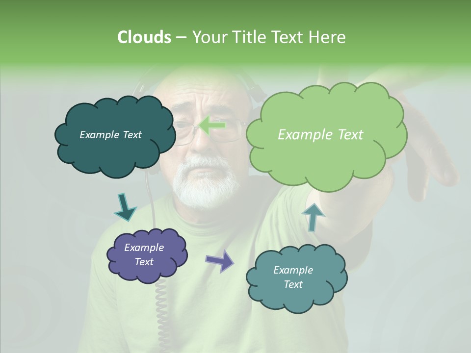 Illustration People Grandpa PowerPoint Template