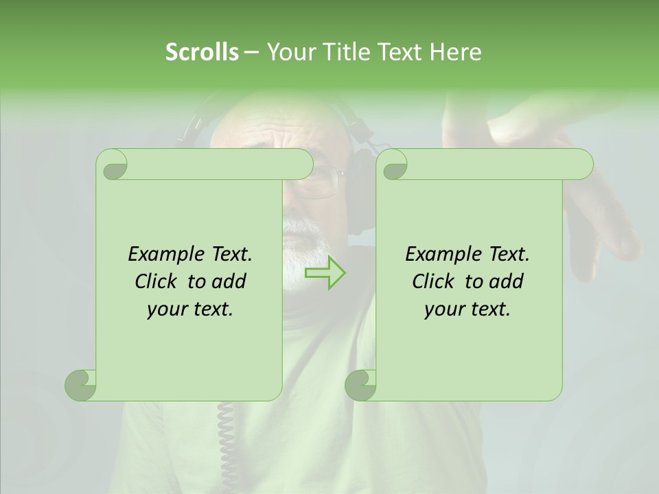 Illustration People Grandpa PowerPoint Template