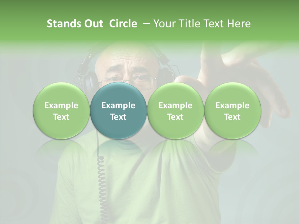 Illustration People Grandpa PowerPoint Template