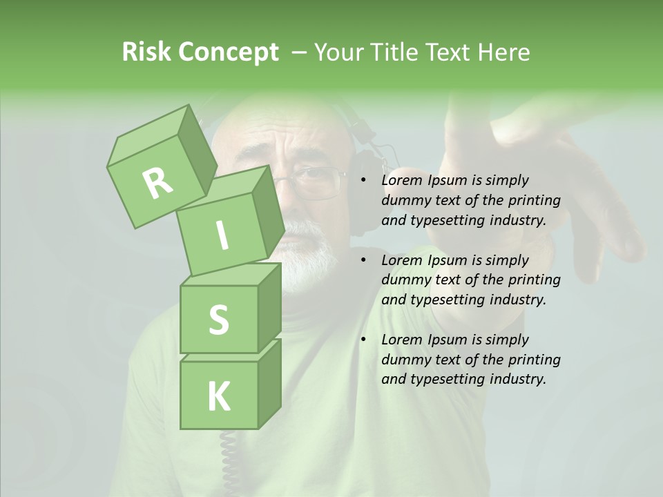 Illustration People Grandpa PowerPoint Template