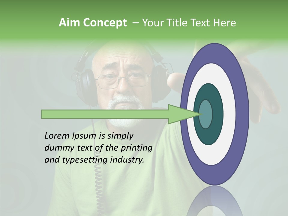 Illustration People Grandpa PowerPoint Template