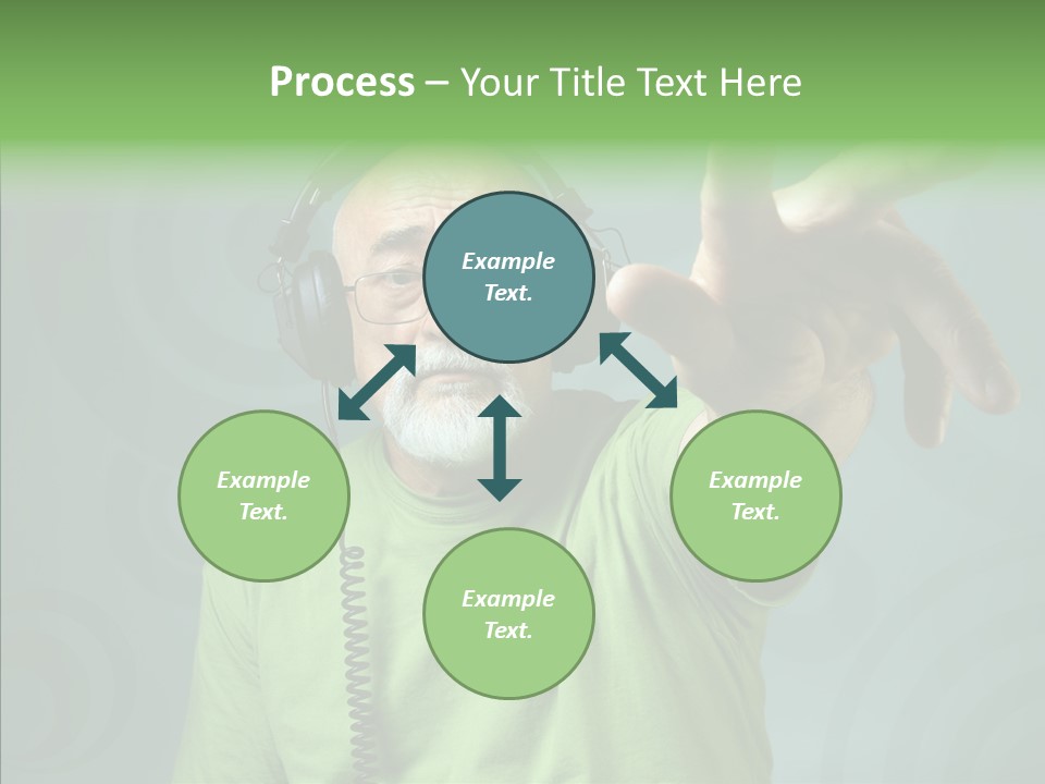 Illustration People Grandpa PowerPoint Template