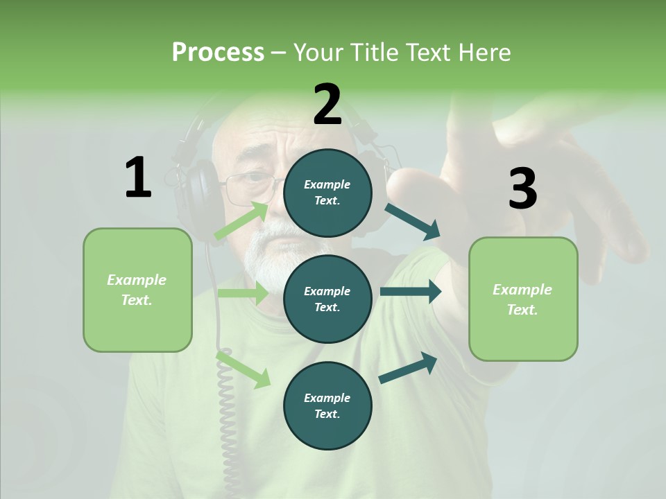 Illustration People Grandpa PowerPoint Template