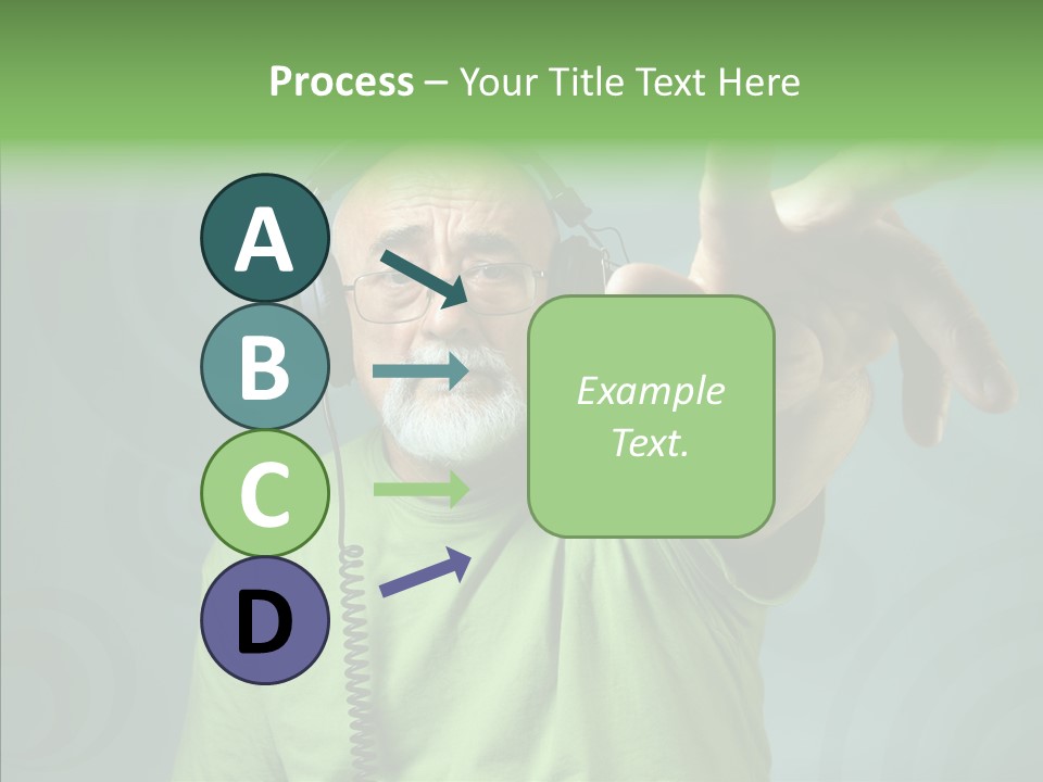 Illustration People Grandpa PowerPoint Template