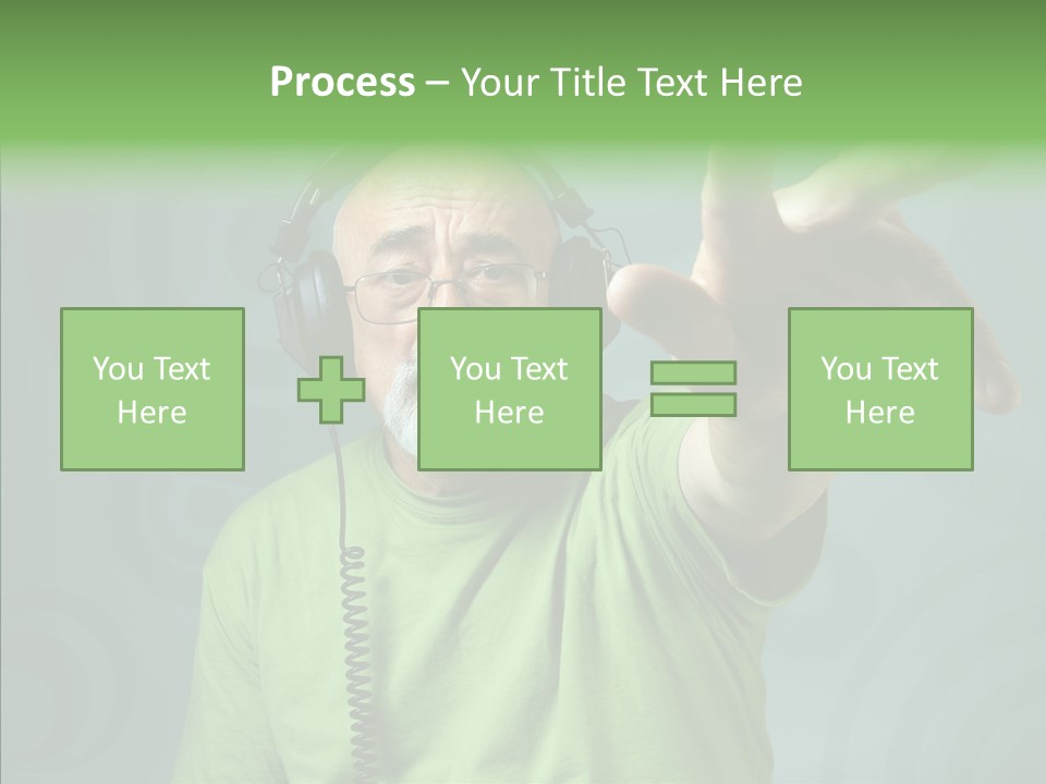 Illustration People Grandpa PowerPoint Template