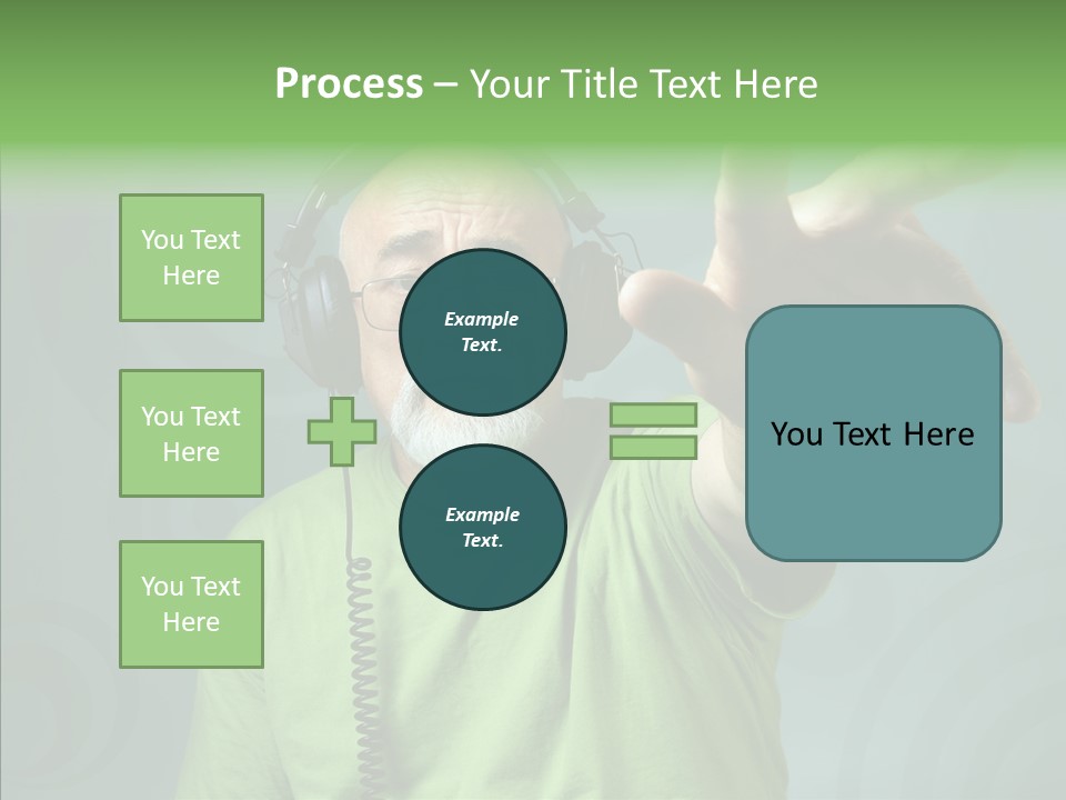 Illustration People Grandpa PowerPoint Template