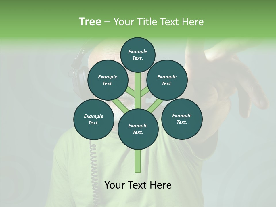 Illustration People Grandpa PowerPoint Template