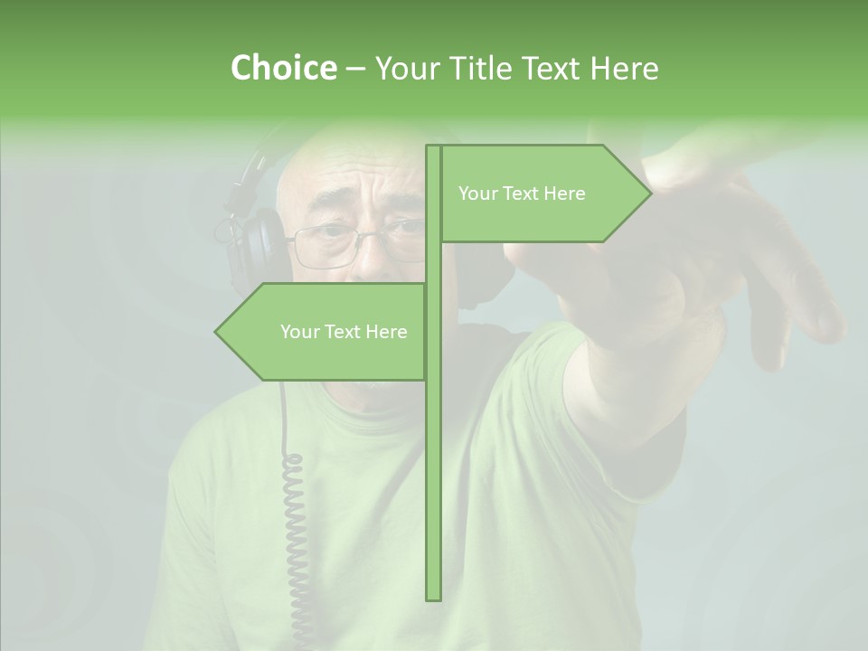 Illustration People Grandpa PowerPoint Template