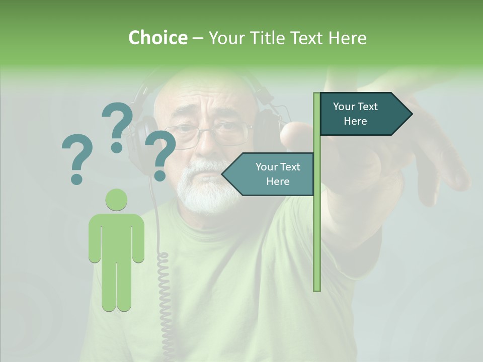 Illustration People Grandpa PowerPoint Template