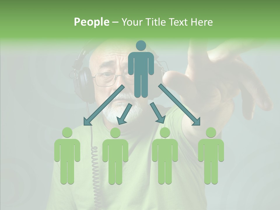 Illustration People Grandpa PowerPoint Template