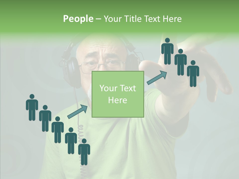 Illustration People Grandpa PowerPoint Template