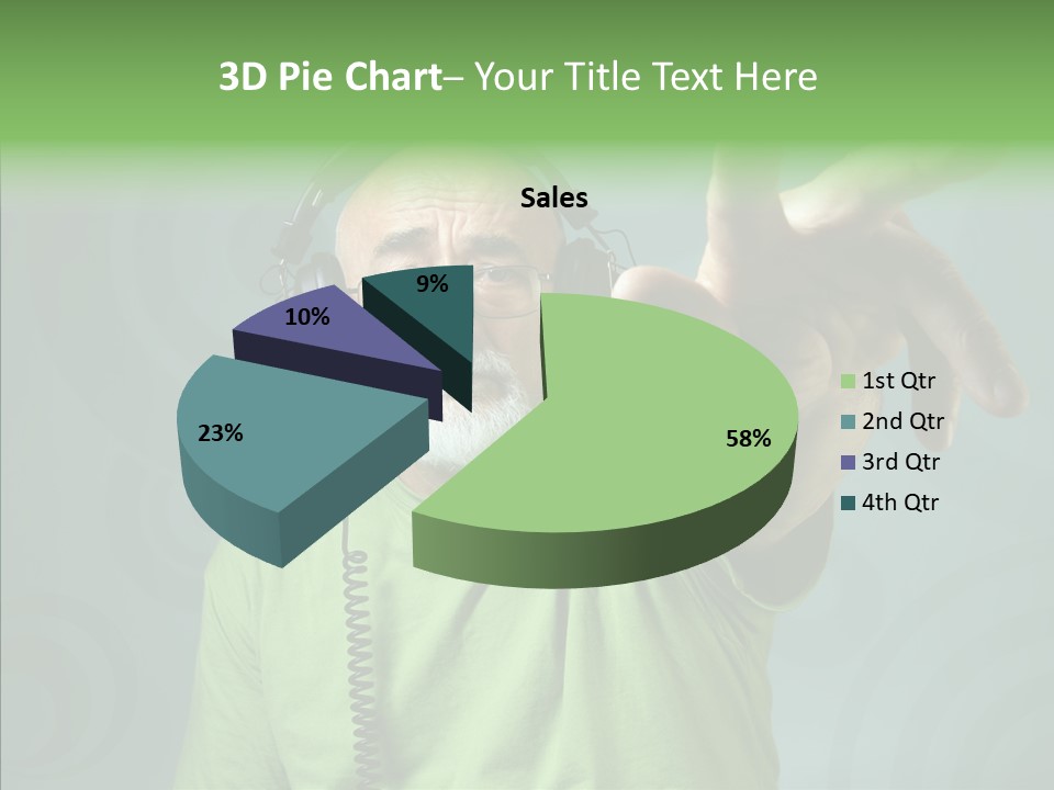 Illustration People Grandpa PowerPoint Template