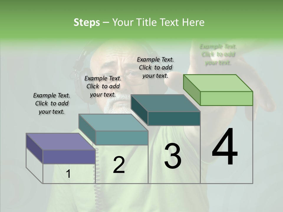 Illustration People Grandpa PowerPoint Template