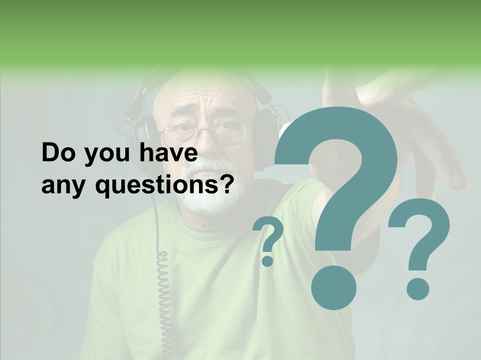 Illustration People Grandpa PowerPoint Template