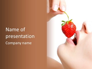 Diet Berry Red PowerPoint Template