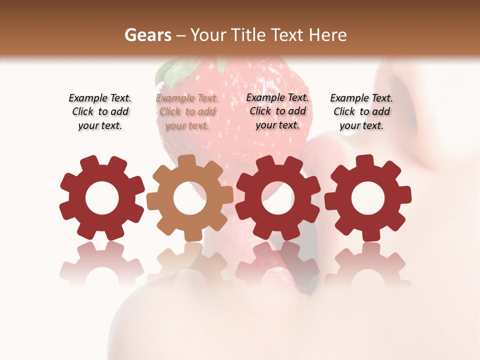 Diet Berry Red PowerPoint Template