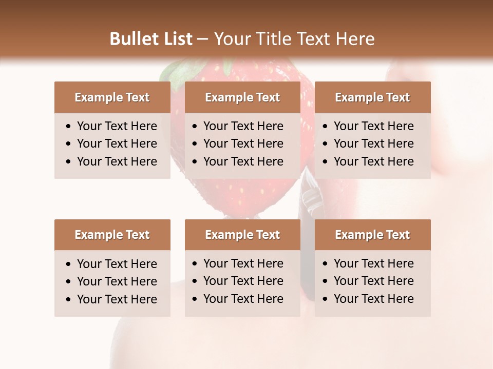 Diet Berry Red PowerPoint Template