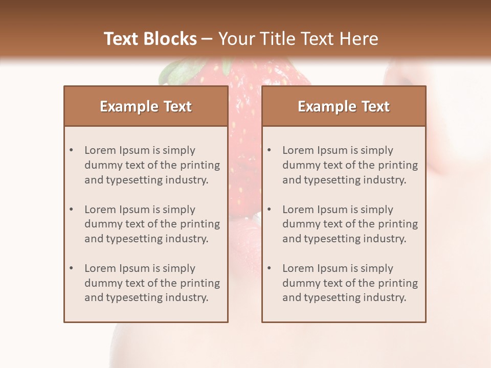 Diet Berry Red PowerPoint Template