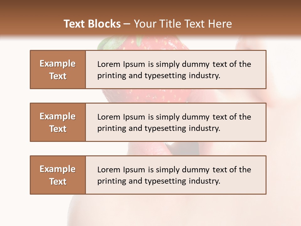 Diet Berry Red PowerPoint Template