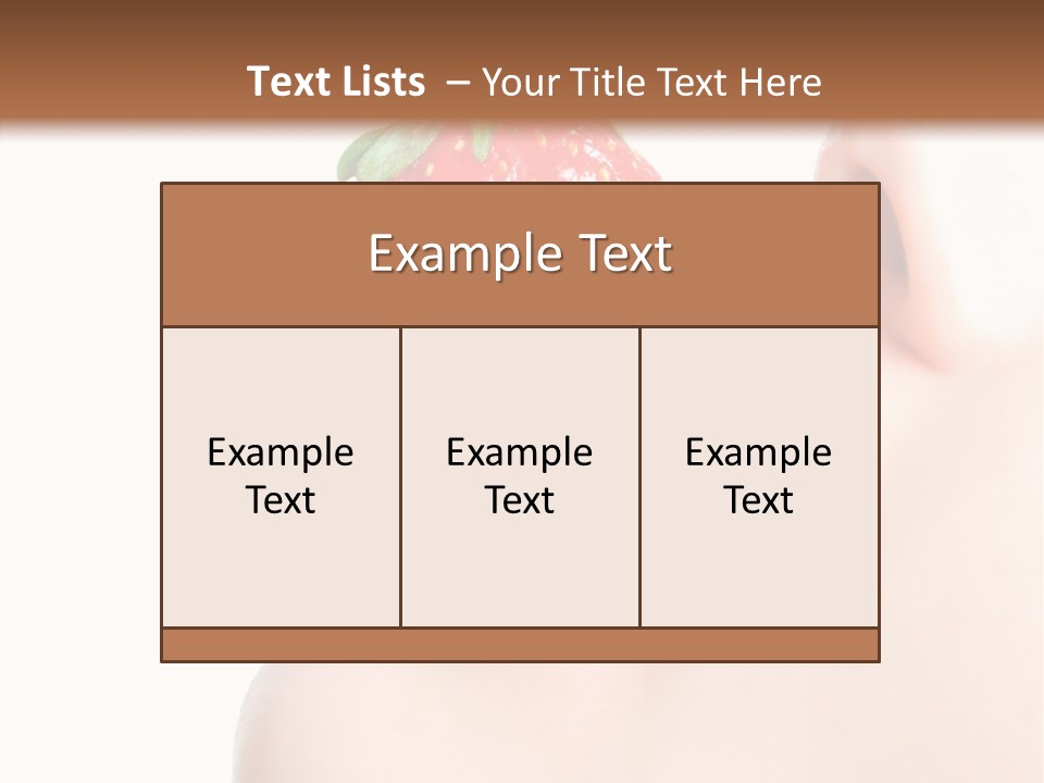 Diet Berry Red PowerPoint Template