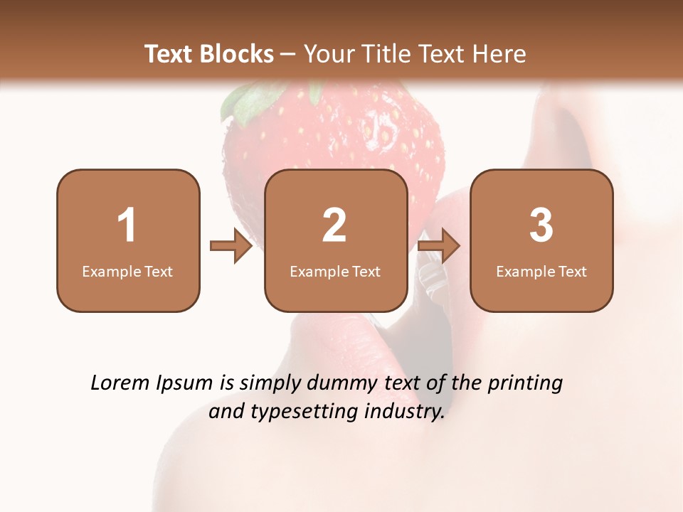 Diet Berry Red PowerPoint Template