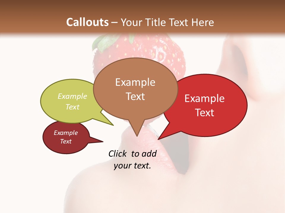 Diet Berry Red PowerPoint Template