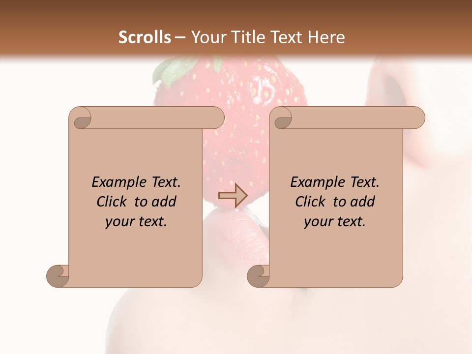 Diet Berry Red PowerPoint Template