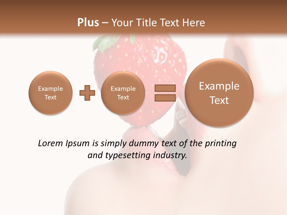 Diet Berry Red PowerPoint Template