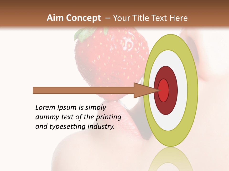 Diet Berry Red PowerPoint Template