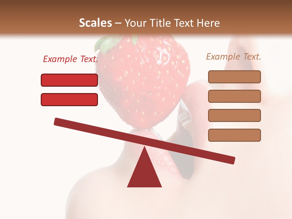 Diet Berry Red PowerPoint Template
