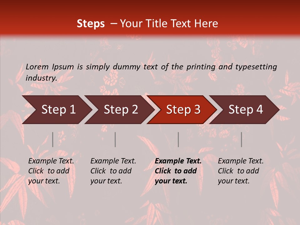 Forest Sheet Caress PowerPoint Template