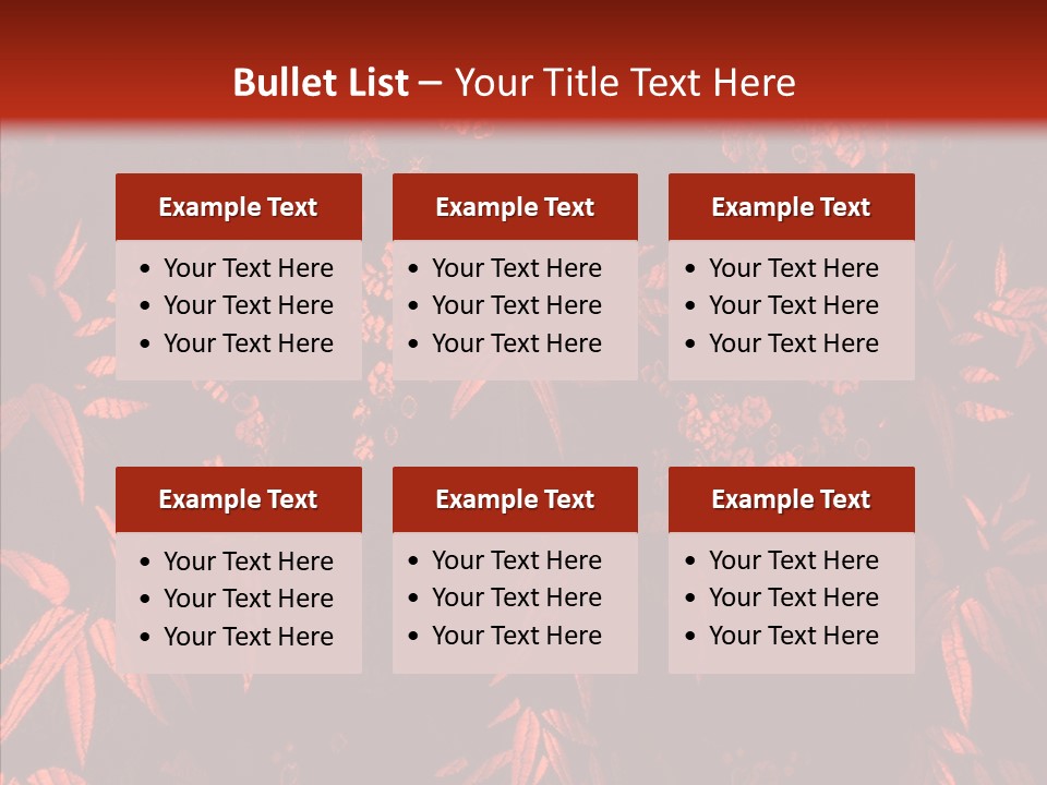 Forest Sheet Caress PowerPoint Template