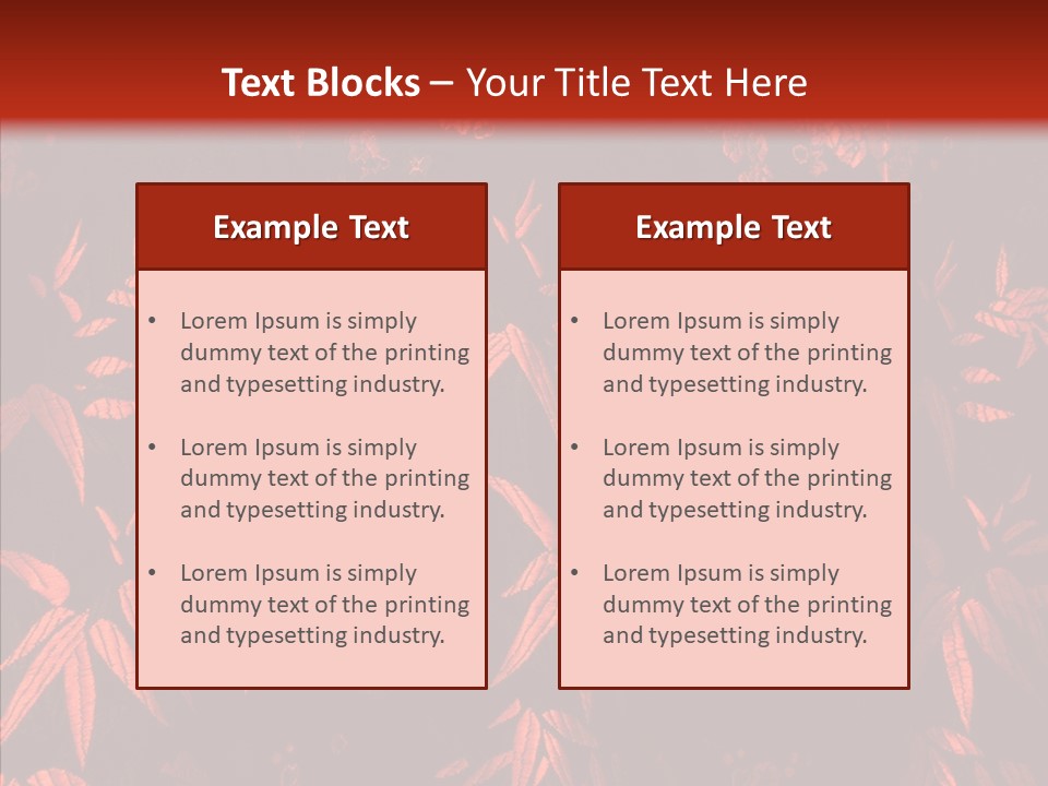 Forest Sheet Caress PowerPoint Template