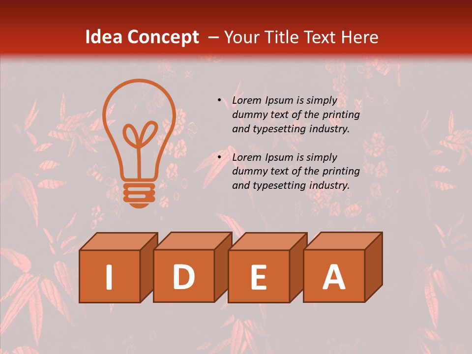 Forest Sheet Caress PowerPoint Template