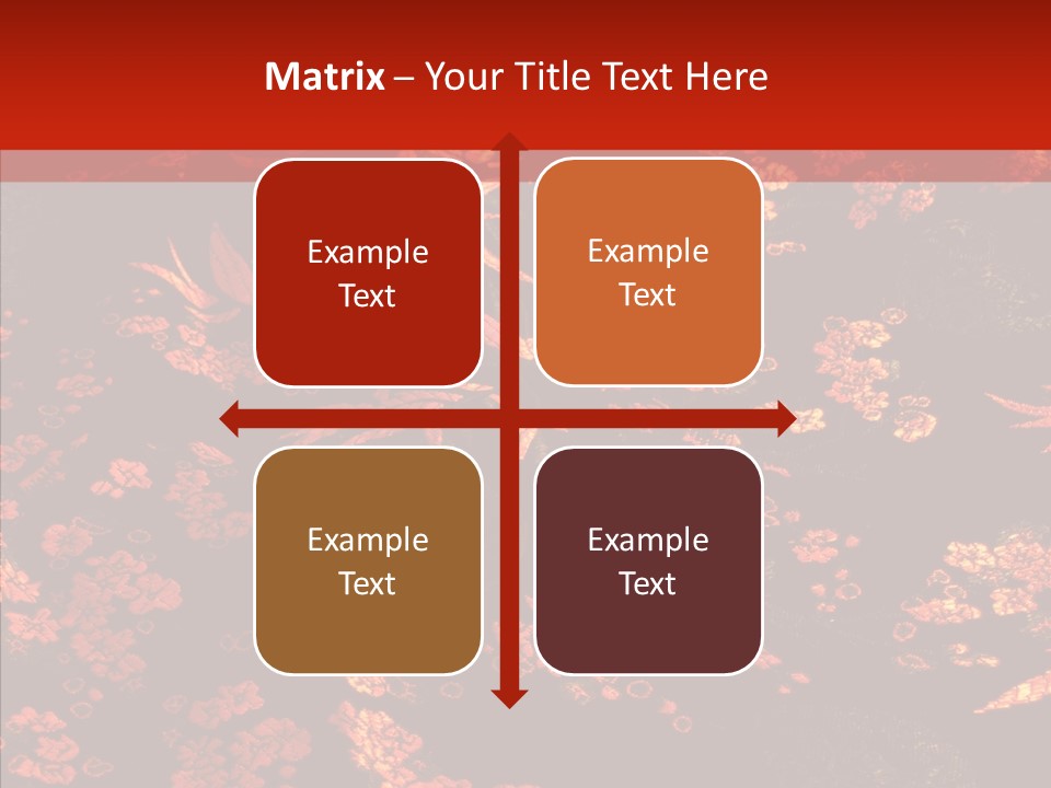 Ripple Satin Portrait PowerPoint Template