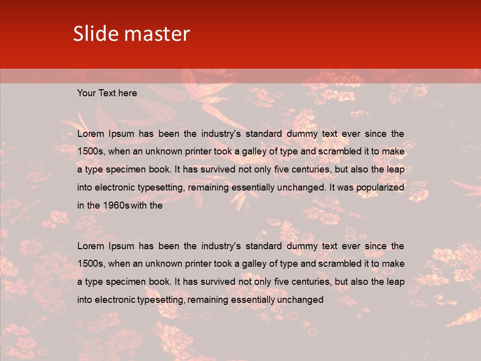 Ripple Satin Portrait PowerPoint Template