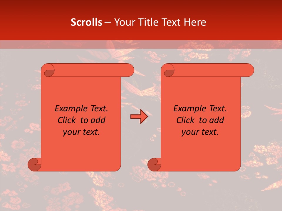 Ripple Satin Portrait PowerPoint Template