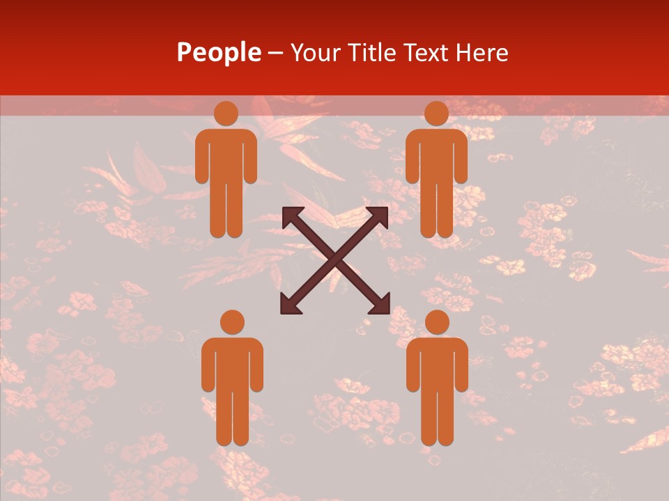 Ripple Satin Portrait PowerPoint Template