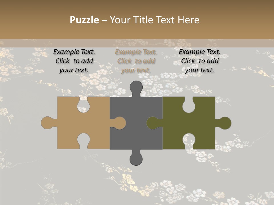 Backdrop Slippery Flower PowerPoint Template