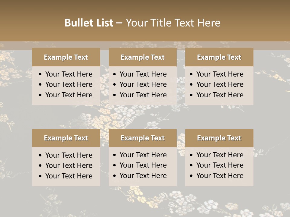 Backdrop Slippery Flower PowerPoint Template