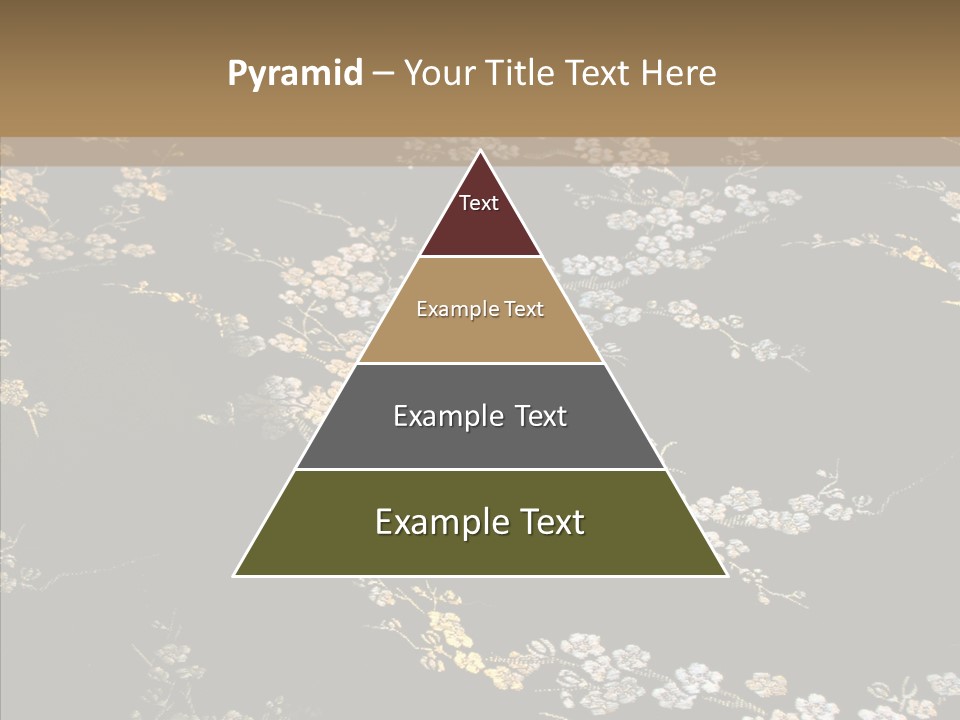 Backdrop Slippery Flower PowerPoint Template