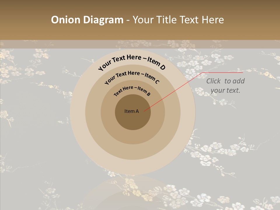 Backdrop Slippery Flower PowerPoint Template