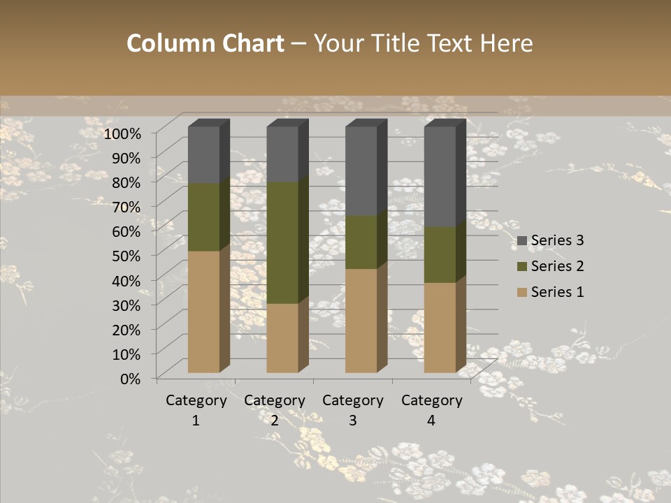 Backdrop Slippery Flower PowerPoint Template