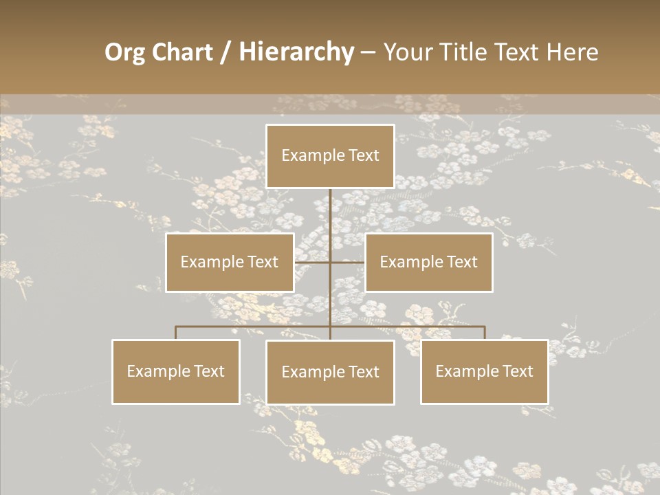 Backdrop Slippery Flower PowerPoint Template