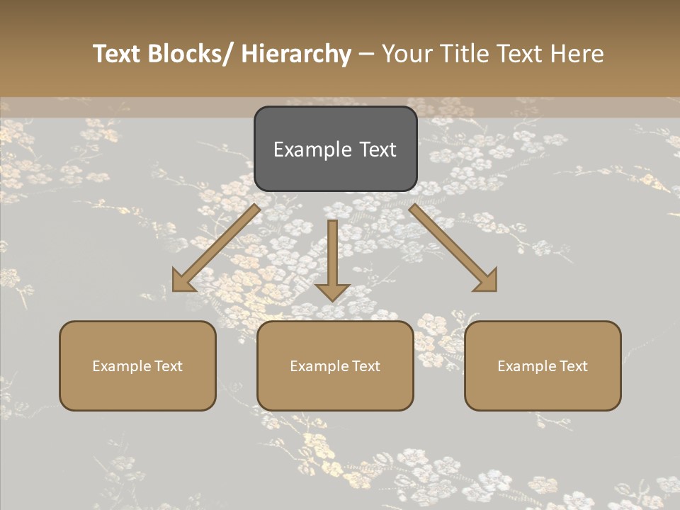 Backdrop Slippery Flower PowerPoint Template