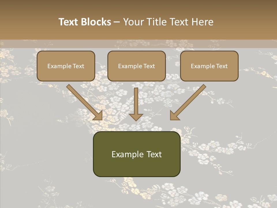 Backdrop Slippery Flower PowerPoint Template