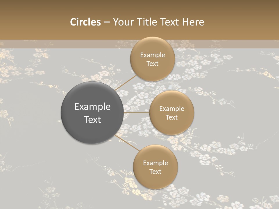 Backdrop Slippery Flower PowerPoint Template