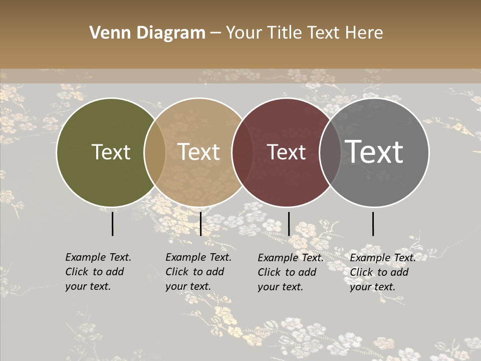 Backdrop Slippery Flower PowerPoint Template